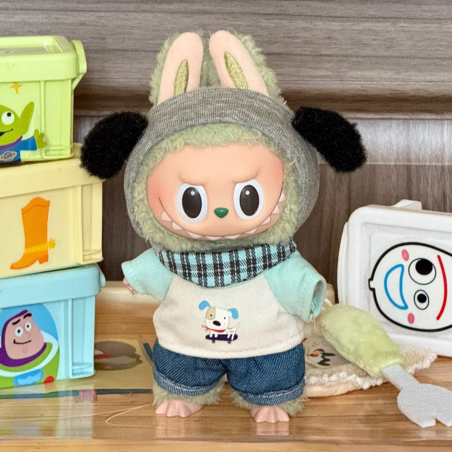 17cm Labubu Doll Clothes Outfits for V1 V2 – Soft, Stylish & Cute Fashion Set