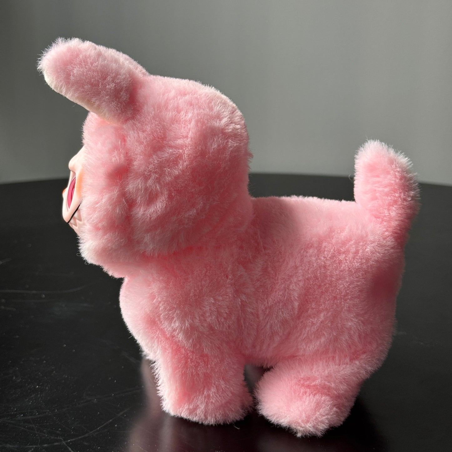 Labubu Singing Lights Battery Dog Toy Walking Electronic Pets