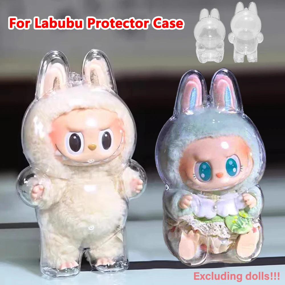 LABUBU Protector Case for V1 V2 Pendant Dolls – Protective Storage Cover for Collectors