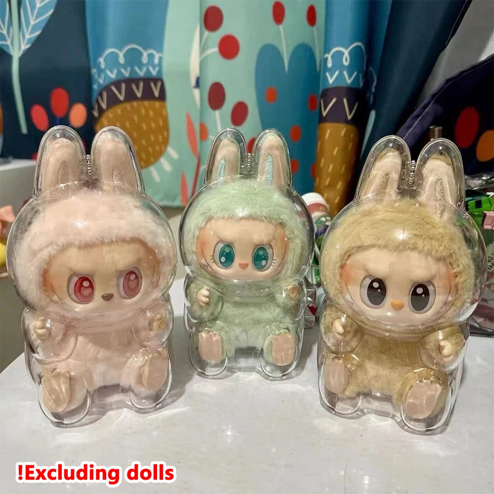 LABUBU Protector Case for V1 V2 Pendant Dolls – Protective Storage Cover for Collectors