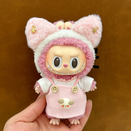 17cm Labubu Doll Clothes Outfits for Labubu V1 V2  – Soft, Stylish & Cute Fashion Set