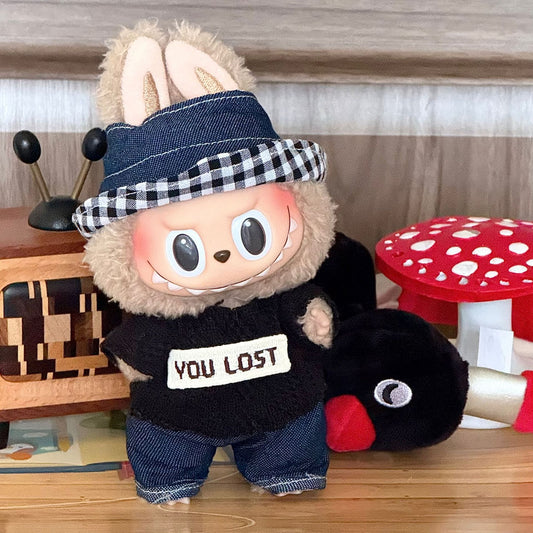 17cm Labubu Doll Clothes Outfits for V1 V2  – Soft, Stylish & Cute Fashion Set