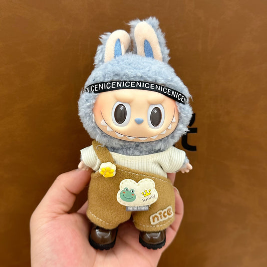 17cm Labubu Doll Clothes Outfits for Labubu V1 V2  – Soft, Stylish & Cute Fashion Set
