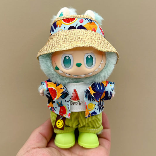 17cm Labubu Doll Clothes Outfits for Labubu V1 V2  – Soft, Stylish & Cute Fashion Set