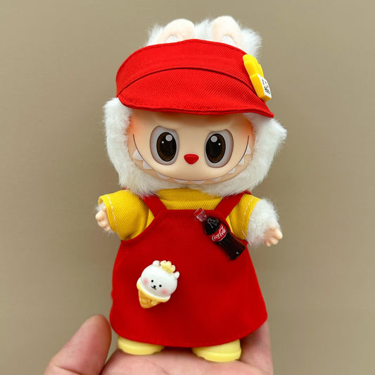 17cm Labubu Doll Clothes Outfits for Labubu V1 V2  – Soft, Stylish & Cute Fashion Set