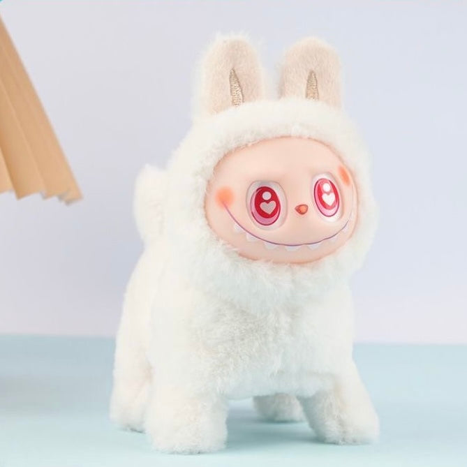 Labubu Singing Lights Battery Dog Toy Walking Electronic Pets