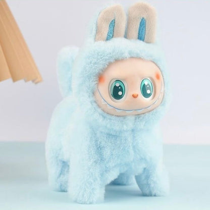 Labubu Singing Lights Battery Dog Toy Walking Electronic Pets