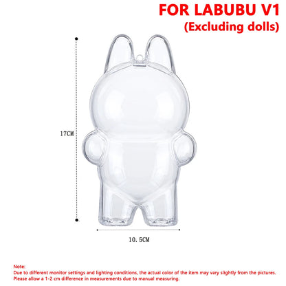 LABUBU Protector Case for V1 V2 Pendant Dolls – Protective Storage Cover for Collectors